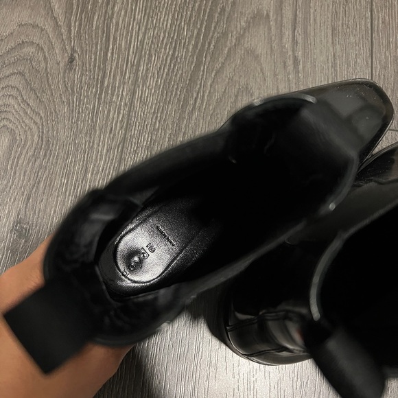 Aeyde Simone leather square toe ankle boots size 36 black - Picture 6 of 7